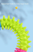 Brinquedo fofo para cães, disco voador para treinamento, anel com espinhos