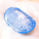 Escova de borracha macia para cães e gatos, escova de silicone para banho, removedor de pelos