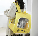 Mochila portátil para transporte de gatos e cães de pequeno porte