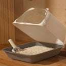 Caixa de areia grande com fechamento total para gatinhos