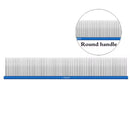 Pente profissional de alumínio leve de 19 cm para animais de estimação