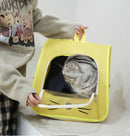 Mochila portátil para transporte de gatos e cães de pequeno porte