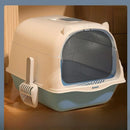 Caixa de areia grande com fechamento total para gatinhos