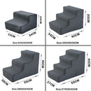 Escada para animais de estimação, com 2, 3 ou 4 degraus