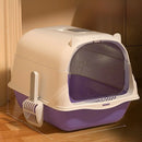 Caixa de areia grande com fechamento total para gatinhos