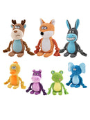 Brinquedo de pelúcia para cães, resistente a mordidas, com som.